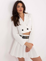 Hurt Ecru damska marynarka o dopasowanym kroju 