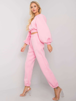 Różowy damski komplet dwuczęściowy Constanca RUE PARIS