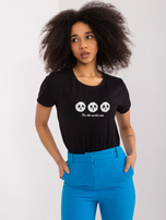 Hurt Czarny bawełniany t-shirt z pandami BASIC FEEL GOOD