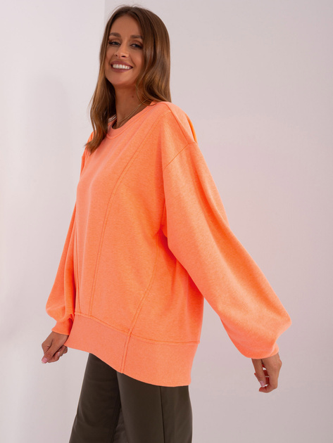 Hurt Fluo pomarańczowa oversize bluza bawełniana