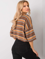 Brązowa bluzka Maya RUE PARIS