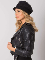 Hurt Ciemnobrązowa czapka zimowa z daszkiem