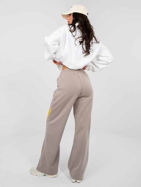 Fango dresowe spodnie z prostą nogawką RUE PARIS