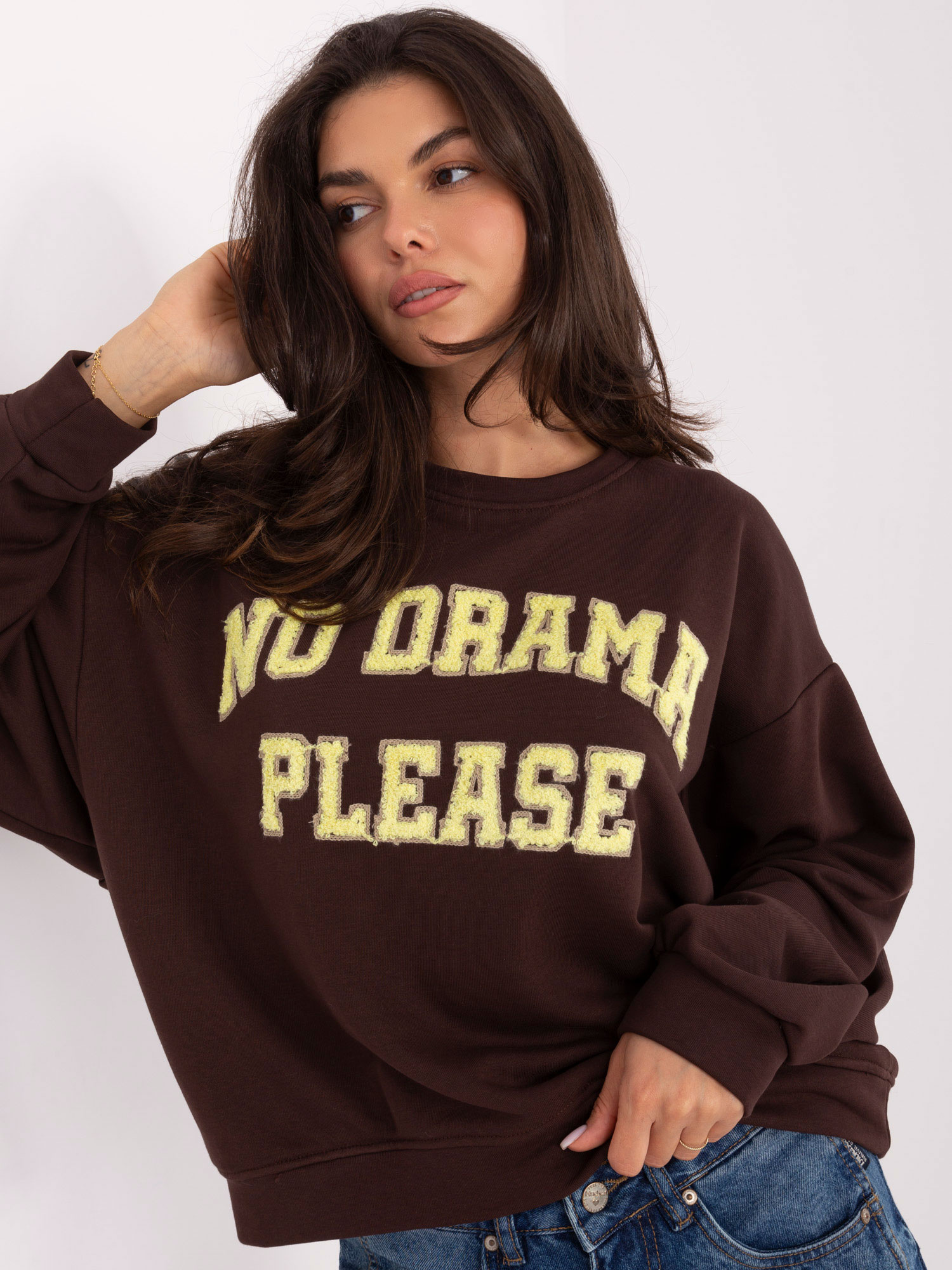 Bluza ciemny brązowy