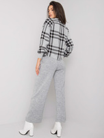 Szary komplet dzianinowy Marthe