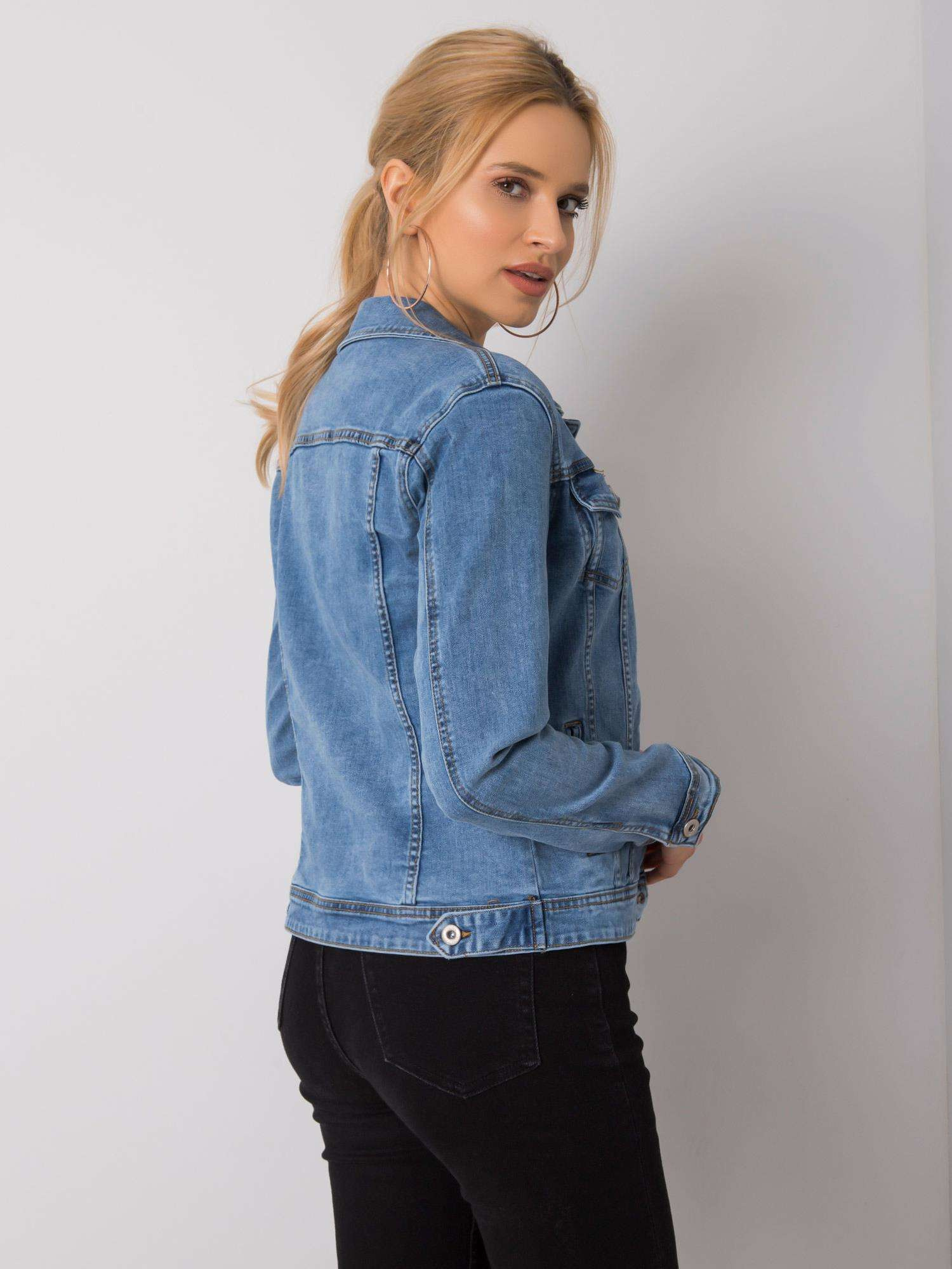 Niebieska kurtka z denimu Gabriela