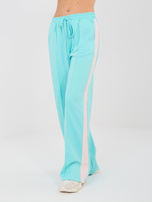 Miętowy damski komplet z miękkiego materiału RUE PARIS