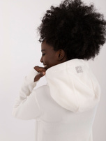 Hurtownia Biała bluza kangurka z kapturem SUBLEVEL