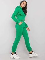 Zielony komplet dresowy ze spodniami Ambretta