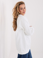 Ecru damska bluza bez kaptura