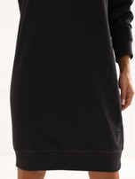 Grafitowa dresowa sukienka oversize