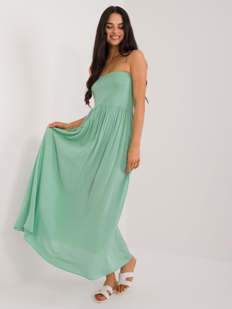 Hurt Pistacjowa maxi spódnica w stylu włoskim Clarence OCH BELLA