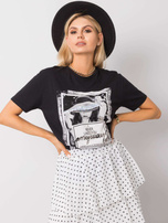 Czarny t-shirt Alessia