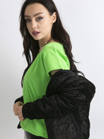 Jasnozielony t-shirt Circle