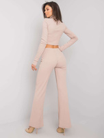 Jasnobeżowy komplet ze spodniami Juberri RUE PARIS