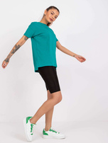 Zielony t-shirt bawełniany basic Honorine MAYFLIES