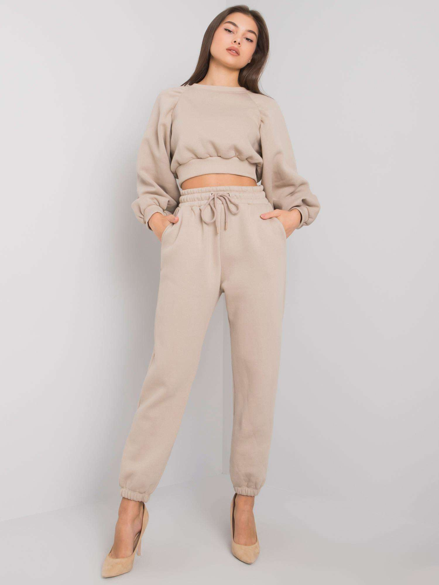 Beige women's two-piece set Constanca RUE PARIS.