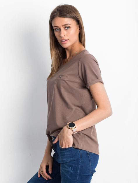 Kawowy t-shirt Transformative