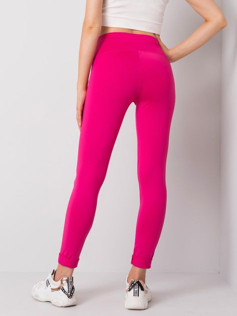 Fuksjowe legginsy sportowe Leffy