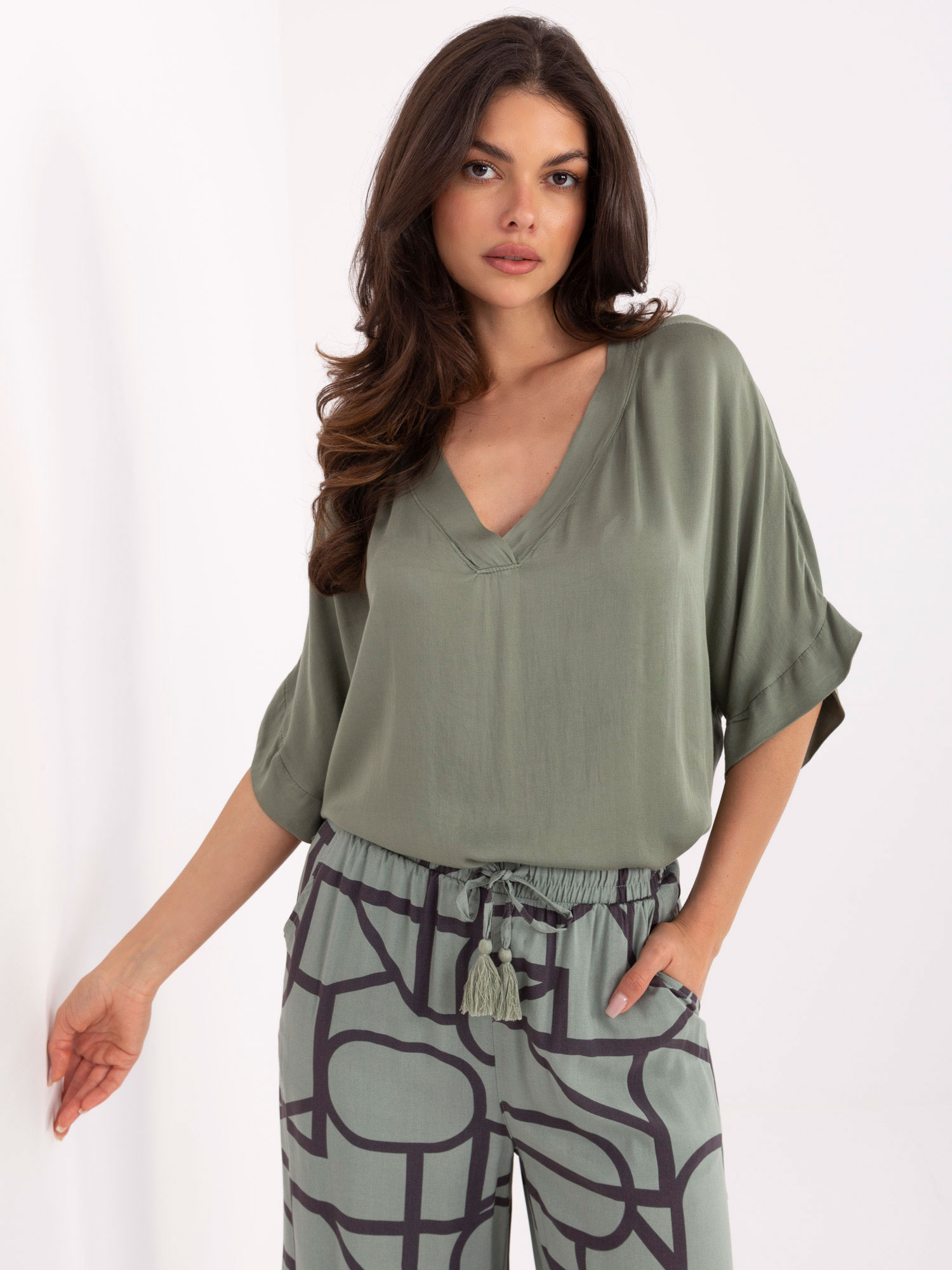 Bluzka khaki