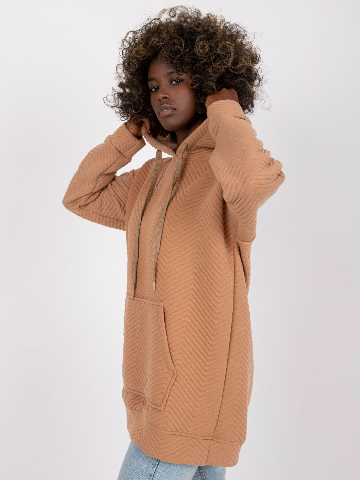 Camel kangaroo sweatshirt Atlanta RUE PARIS