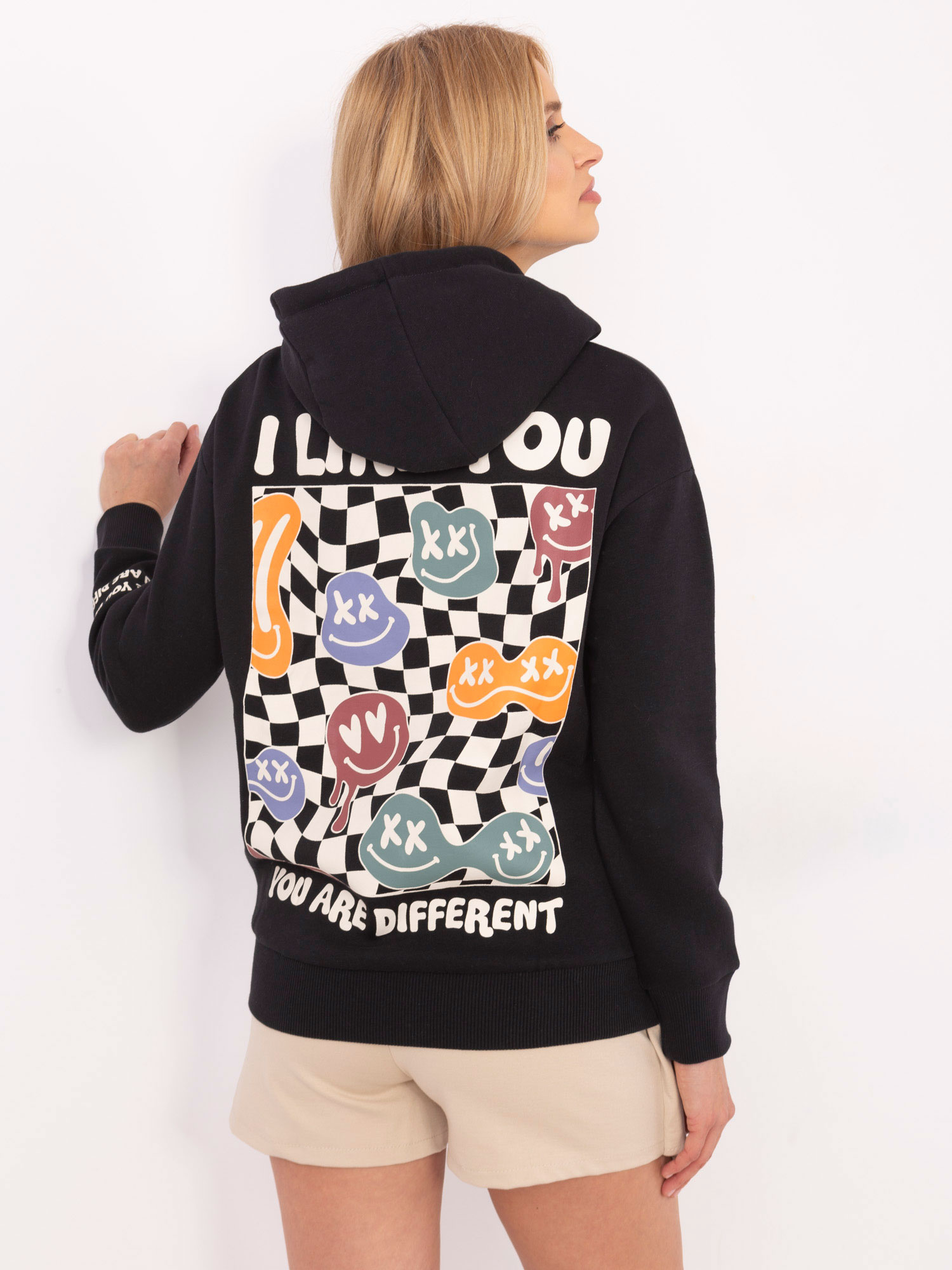 Hurt Dunkelgrauer Pullover mit Druck auf dem Rücken SUBLEVEL.