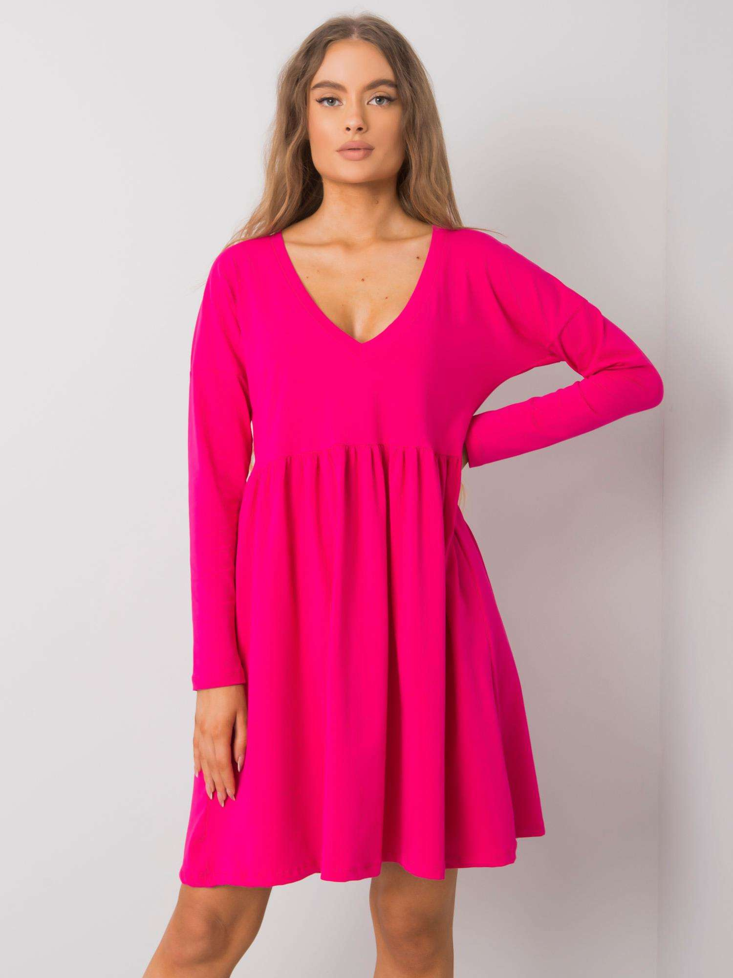 Fuchsia dress Brooke RUE PARIS.