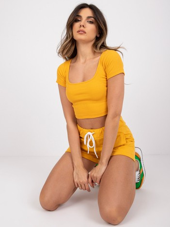 Ciemnożółte szorty Prestigious