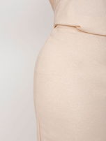 Hurt Jasnobrzoskwiniowa ołówkowa spódnica plus size