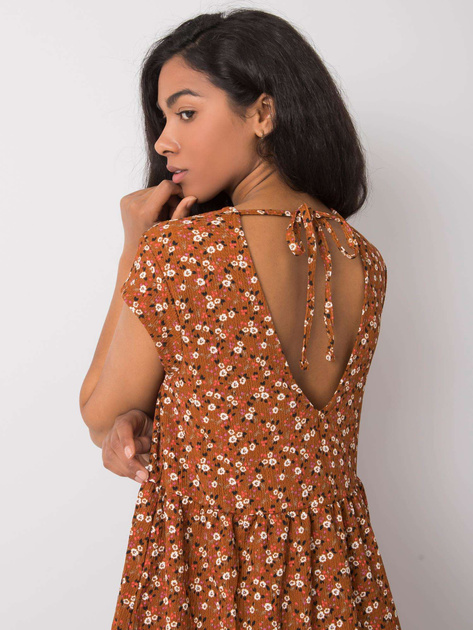 Brązowa sukienka oversize Eve STITCH & SOUL