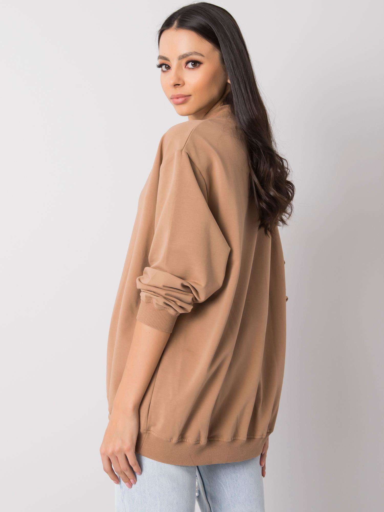 Camelowa bluza Twist