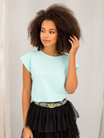 Miętowy t-shirt Revolution