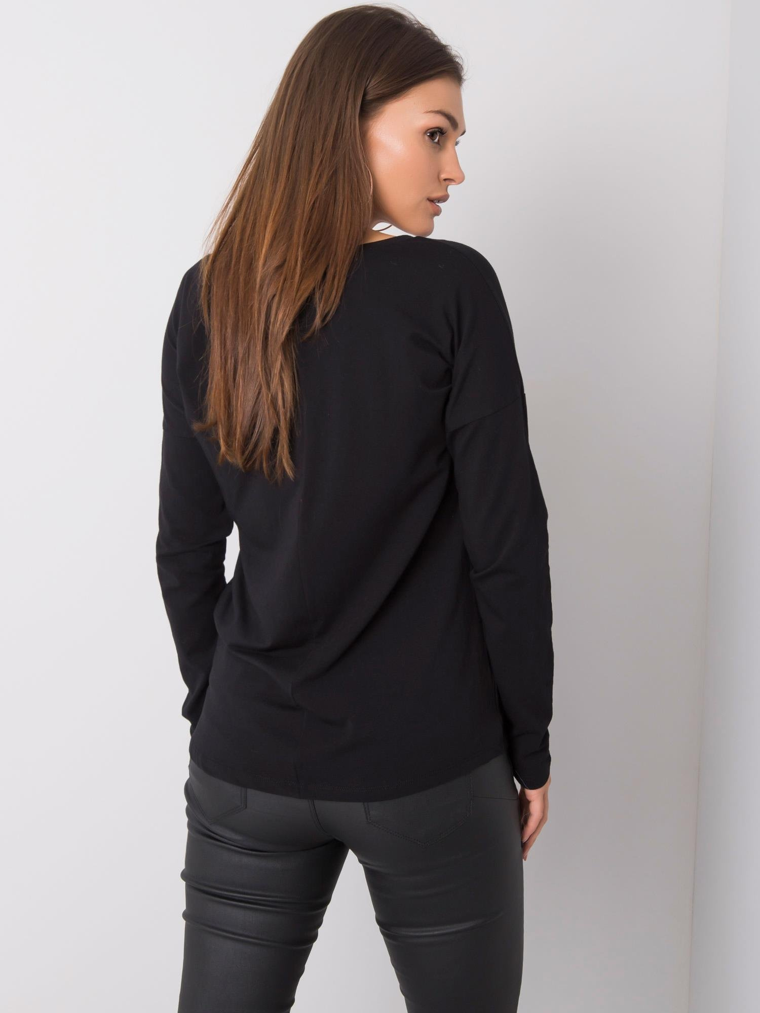 Schwarze Bluse Modena.