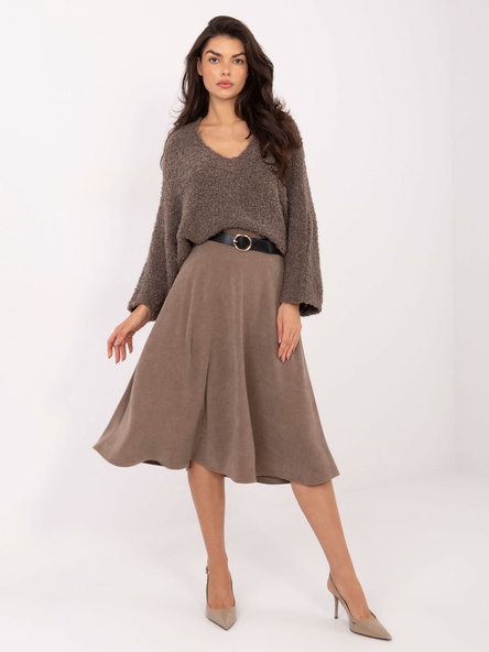 Fango rozkloszowana spódnica z dzianiny RUE PARIS