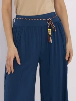 Hurt Morskie wiskozowe spodnie na lato OCH BELLA
