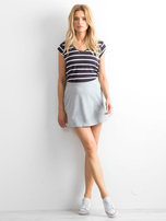 Spódnica rozkloszowana jasnoszara