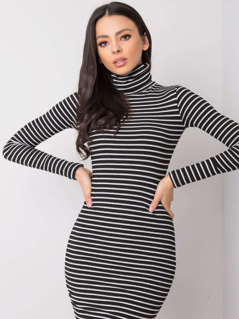 Czarno-srebrna sukienka Marcella RUE PARIS