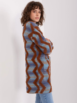 Hurt Ciemnoniebieski kardigan z kieszeniami