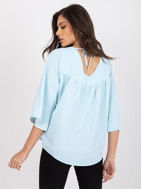 Jasnoniebieska luźna bluzka Anita RUE PARIS