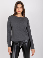 Ciemnoszara bluzka Carla