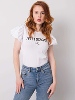 White T-shirt with Tilly applique