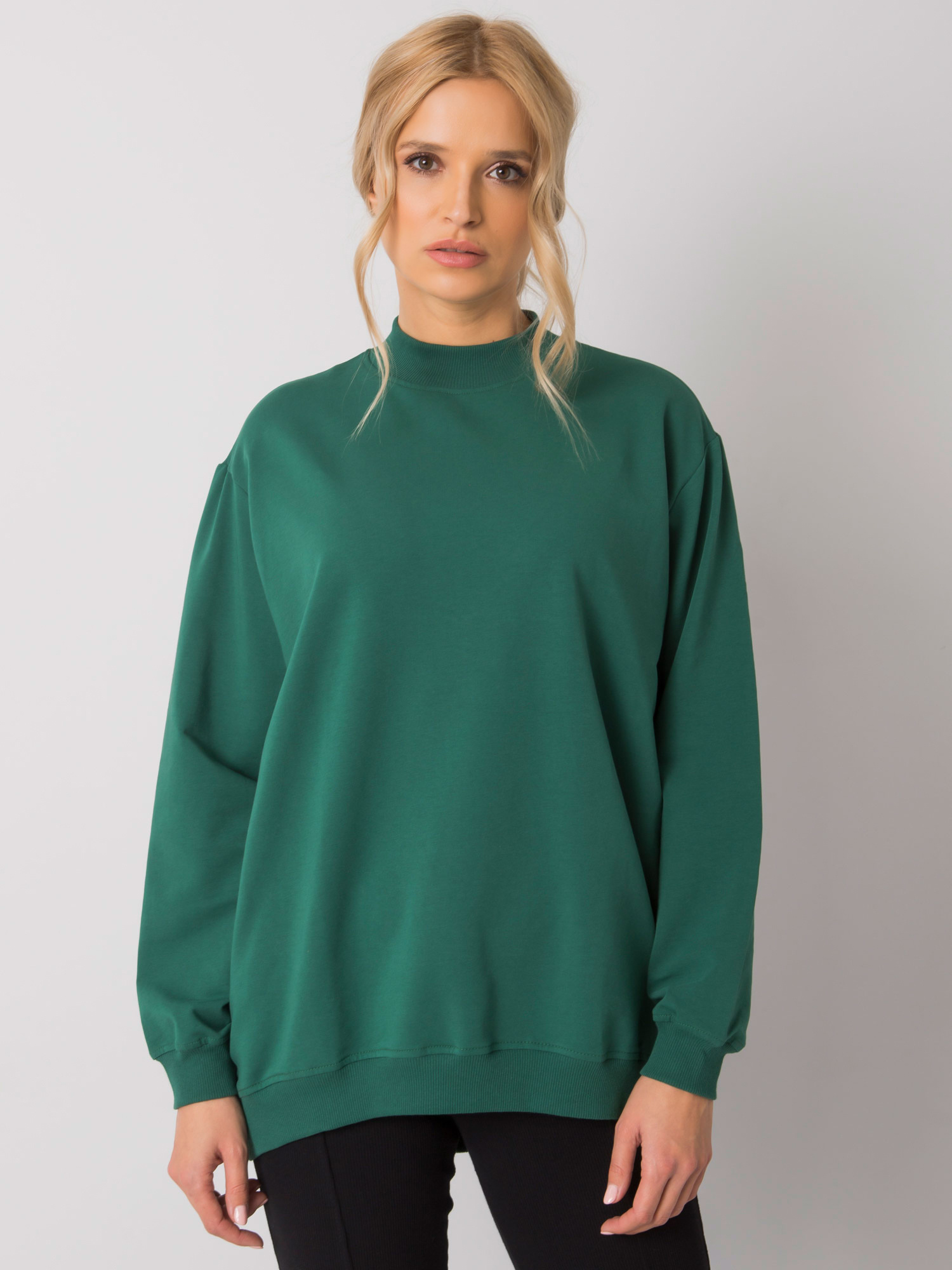 Ciemnozielona bluza Twist