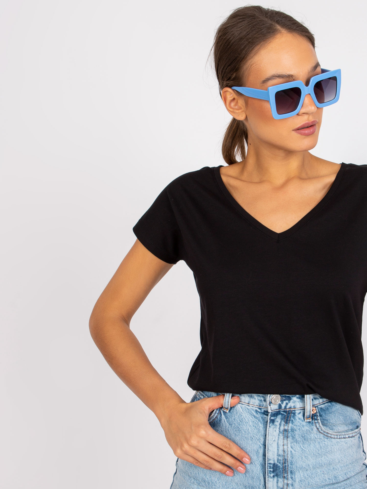 Juodas t-shirt Emory.