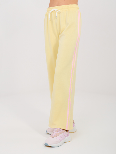 Pastelowy żółty komplet z miękkiego materiału RUE PARIS