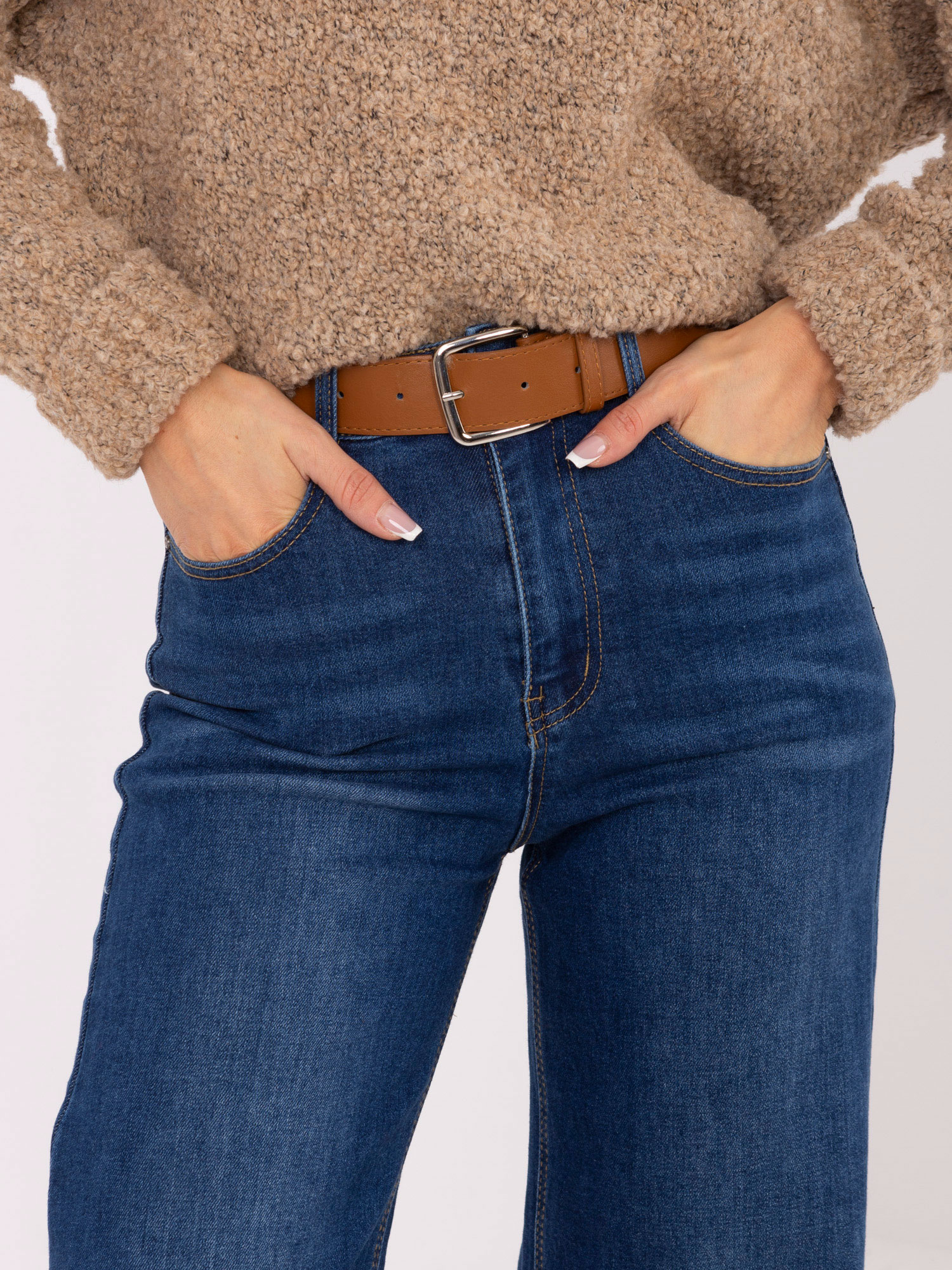 Spodnie jeans ciemny niebieski
