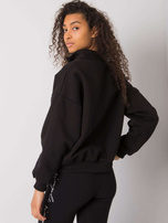 Black basic hoodie Simae.