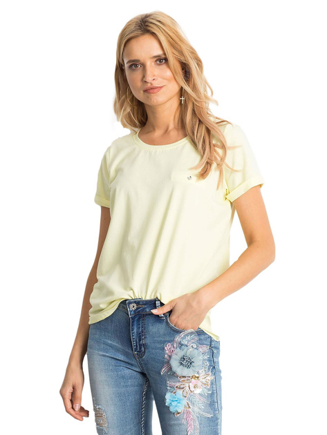 Jasnożółty t-shirt Transformative