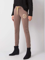 Jasnobrązowe spodnie dresowe Stylish