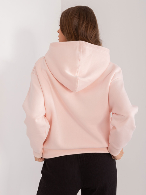 Hurtownia Jasnoróżowa luźna bluza damska SUBLEVEL