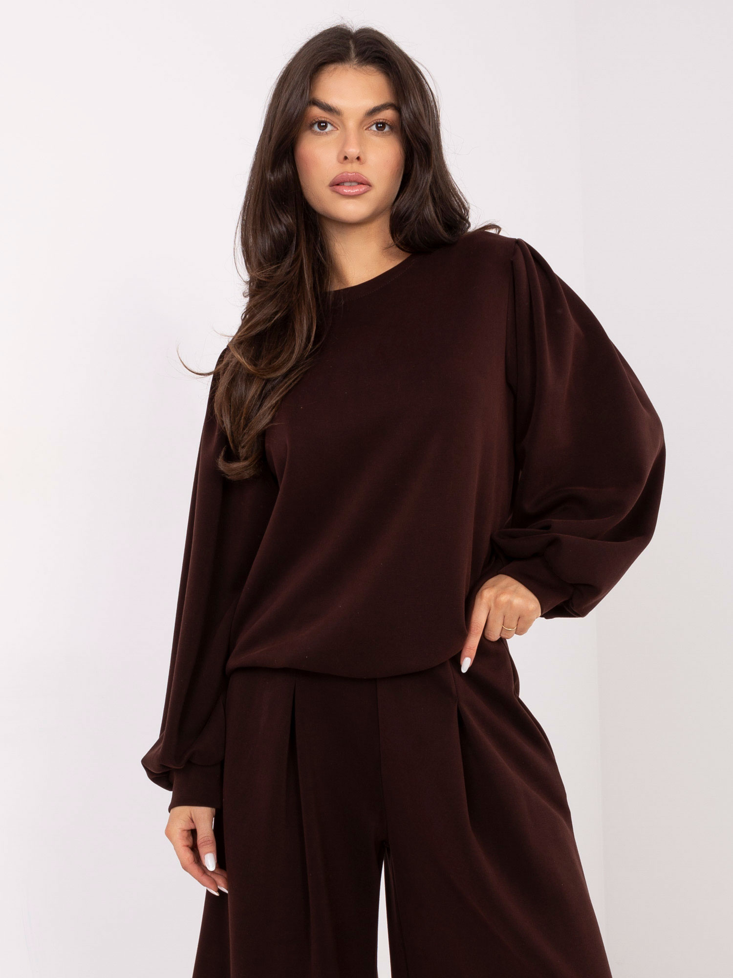 Bluza ciemny brązowy